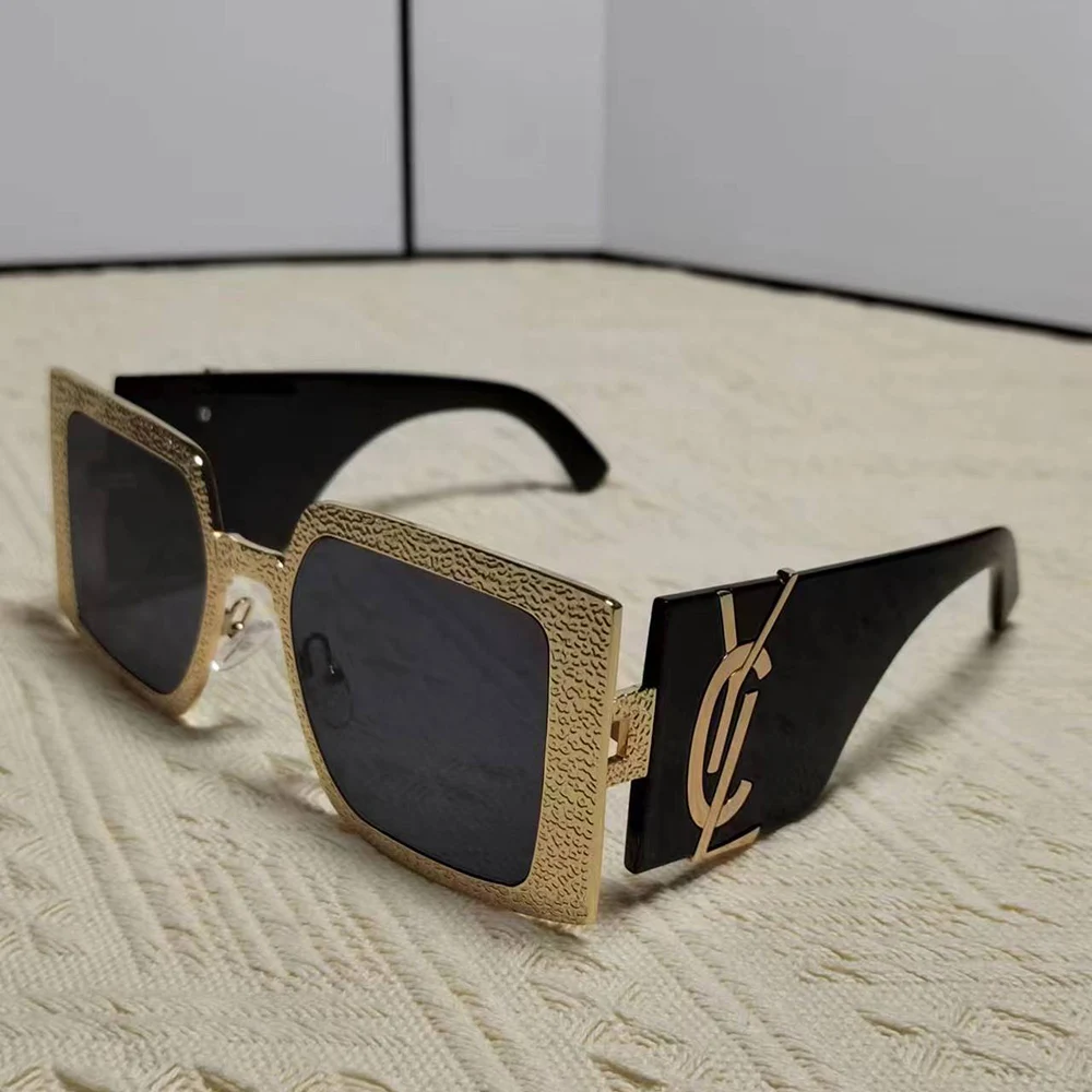 

New Oversized Square Designer Sunglasses Women 2024 Fashion Luxury Brand Gradient Sun Glasses For Men Vintage Outdoor Shades