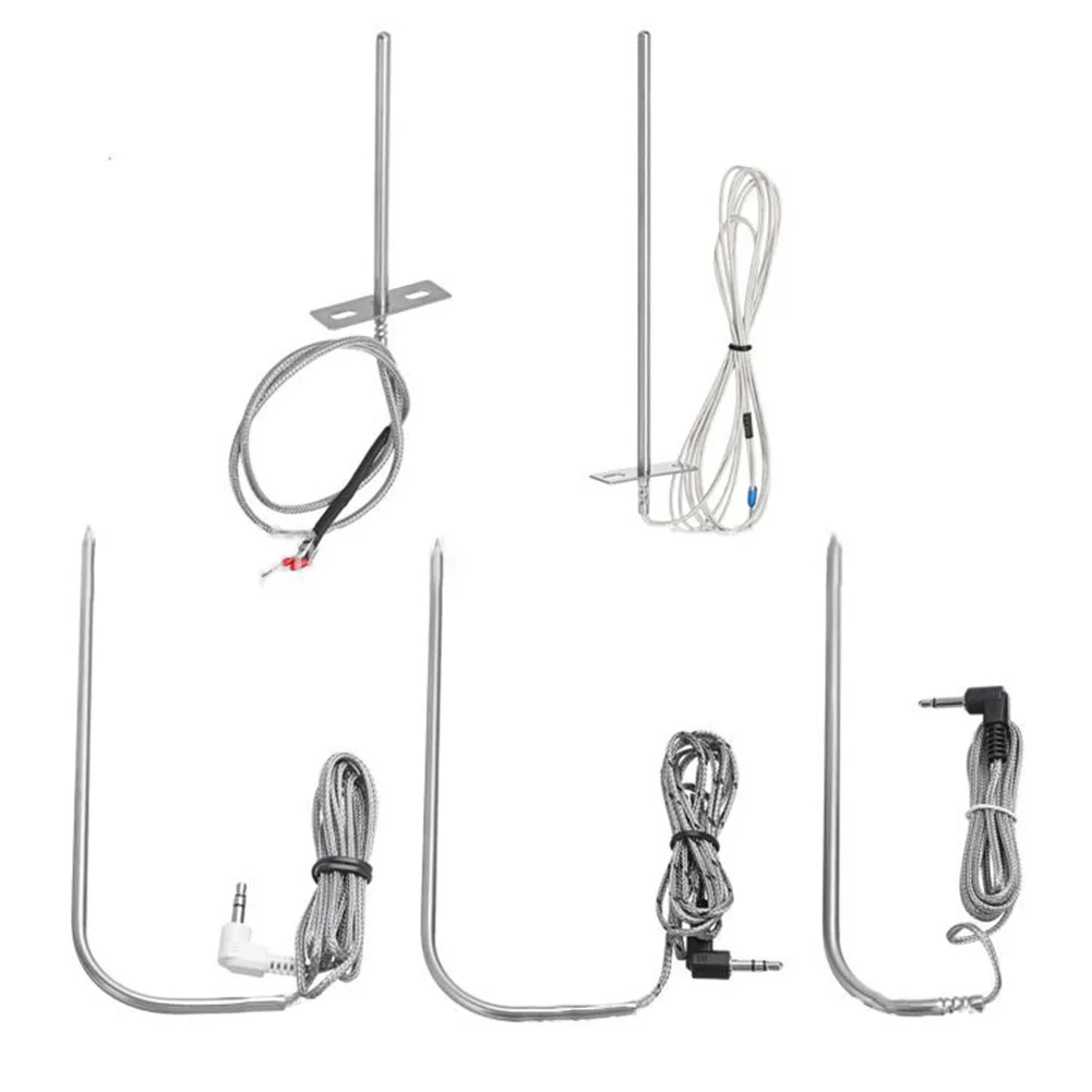 Accurate temperature monitoring for grilling and roasting with 2 pack meat probes for Traeger Grills wood pellet oven