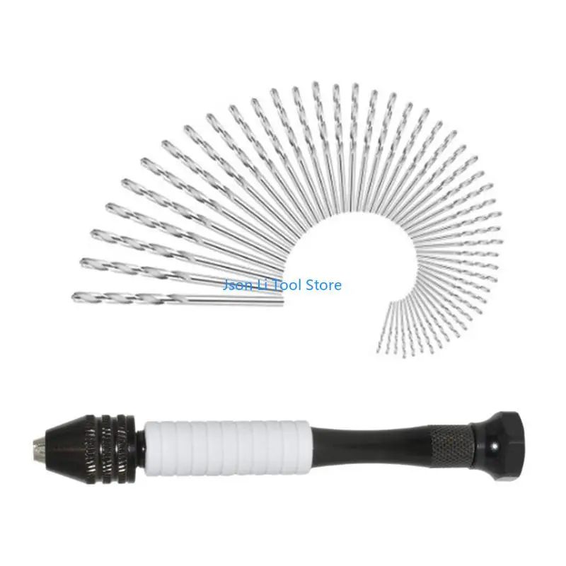 Y08d pin vise twist bor bit bor twist tangan untuk membuat gift patung model kunci untuk pecinta kerajinan mudah