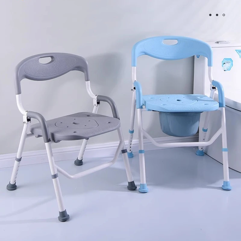 Camping Accessories Bathroom Chair Massage Elderly Medical Stool Portable Designer Nordic Taburete Plegable Salon Furniture