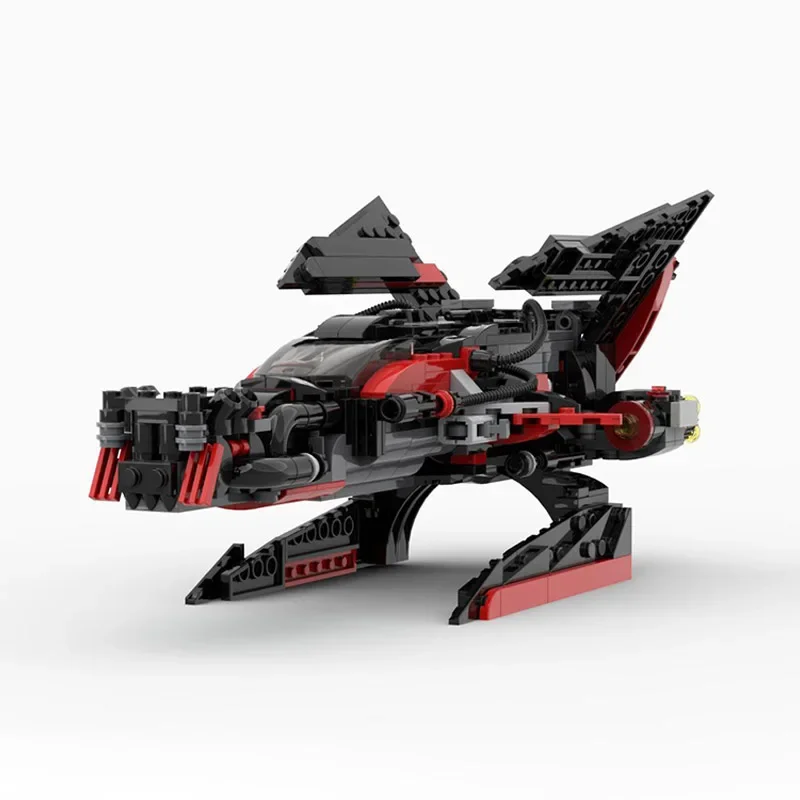 

534pcs Moc Space Black Dragon Battle Spaceship Building Model Blocks Creativity Assembly Bricks Toys Kids DIY Present