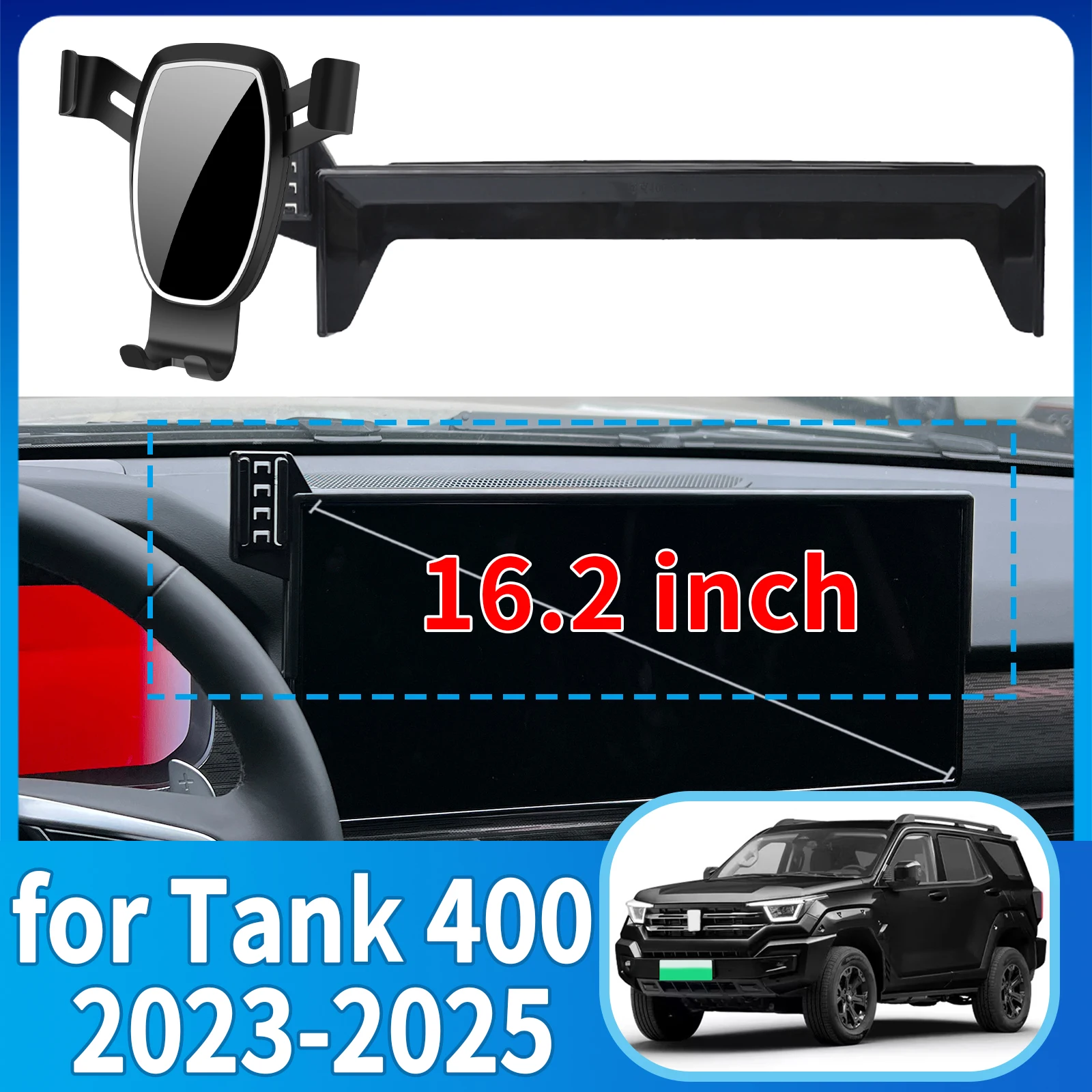 

fit for Tank 400 2025 2024 2023 Anti-Shake Screen Base Phone Holder Mount Stand ​​ Dedicated Car​​ accessoires