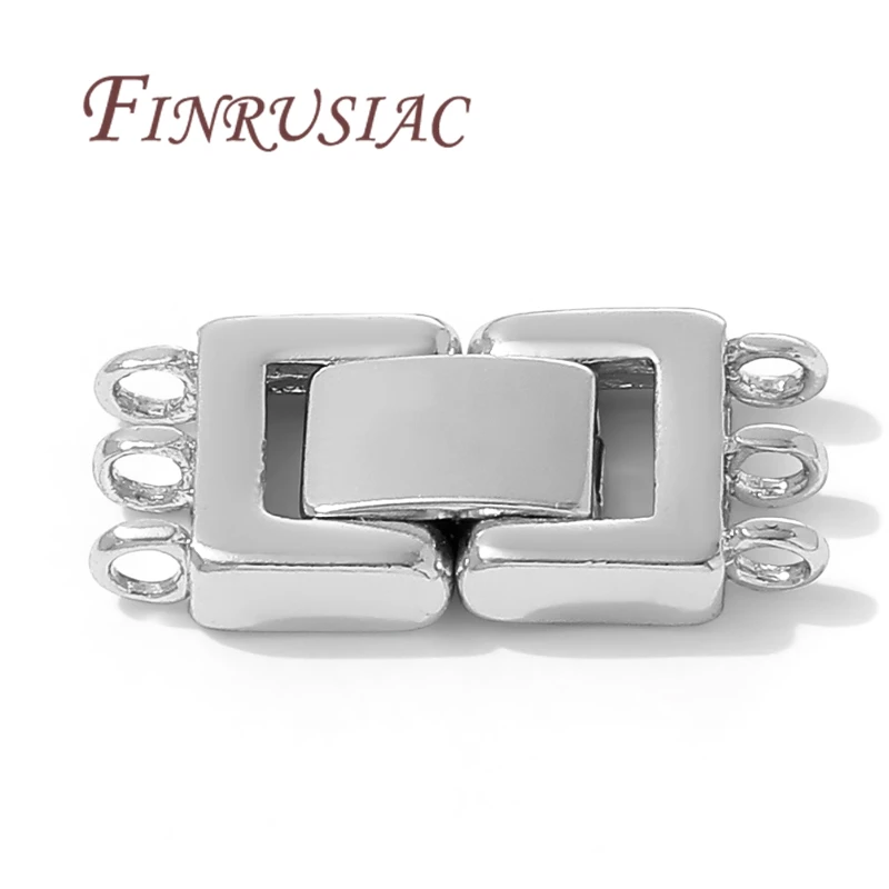 18K vergoldete 1/3-reihige Perlenverschlüsse für Schmuck, modische Halsketten, Armbänder, Verschlüsse, Beschläge, Verbinder, Zubehör, DIY-Ergebnisse – Detail 12