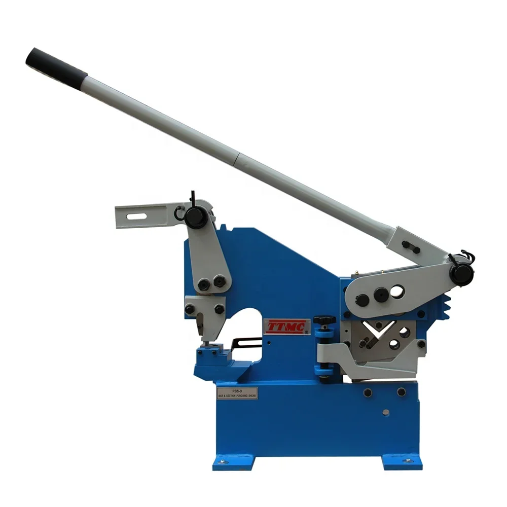 PBS-9 TTMC Manual Iron Worker, Hand Punch Machine, Angle Iron Cutting Machine