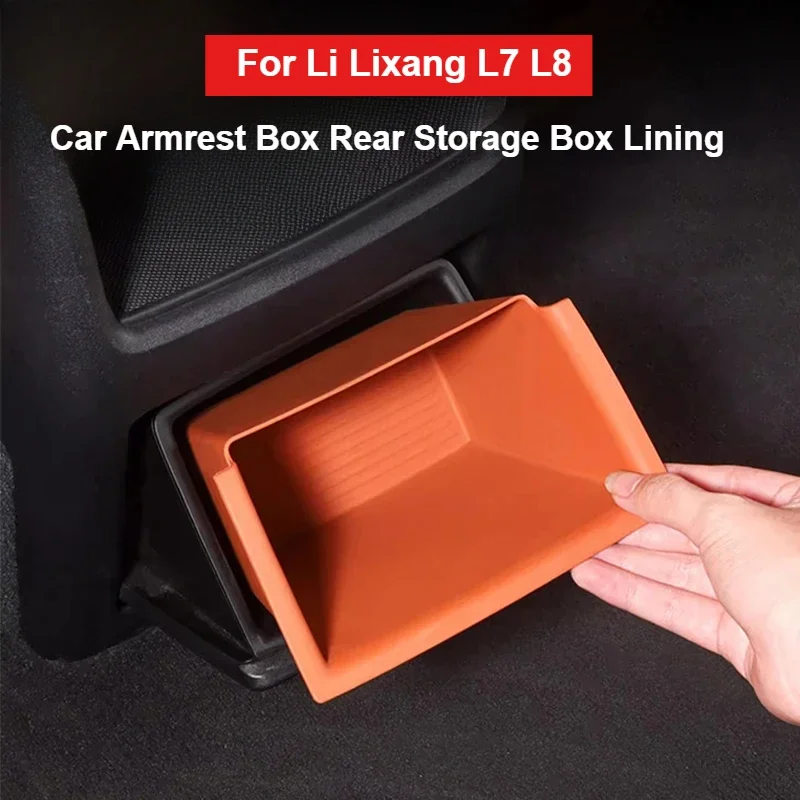 

For LiXiang L7 L8 L6 2022 2023 2024 Car Center Armrest Box Seat Center Storage Box Liner Accessories for Leading Lixiang L7 L8