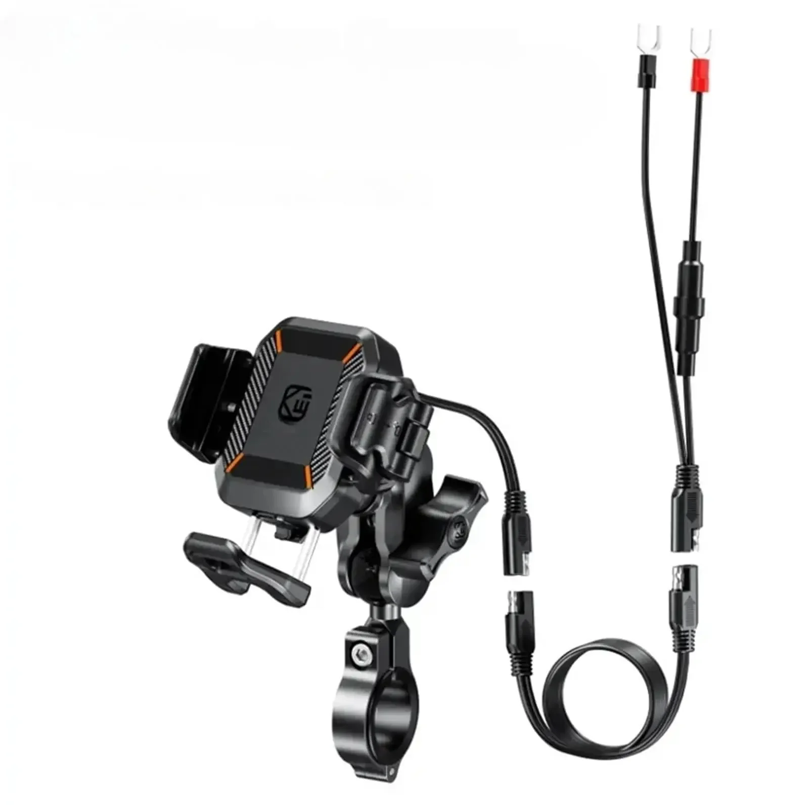 Держатель для телефона на мотоцикле, беспроводное зарядное устройство 15 Вт и порт быстрой зарядки USB C мощностью 36 Вт, держатель для телефона на мотоцикле и велосипеде