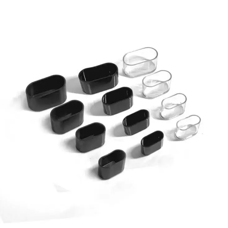 Thickened Oval Plastic Leg Caps Anti Slip Furniture Feet Covers Durable Base Protectors For School Desk Office Chair