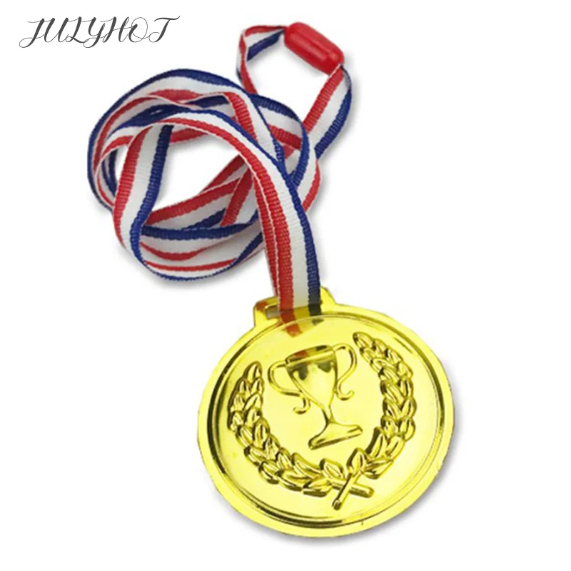 

6cm plastic gold trophy cup Kids sports game medal Outdoor toys Kids reward toys gifts winner reward