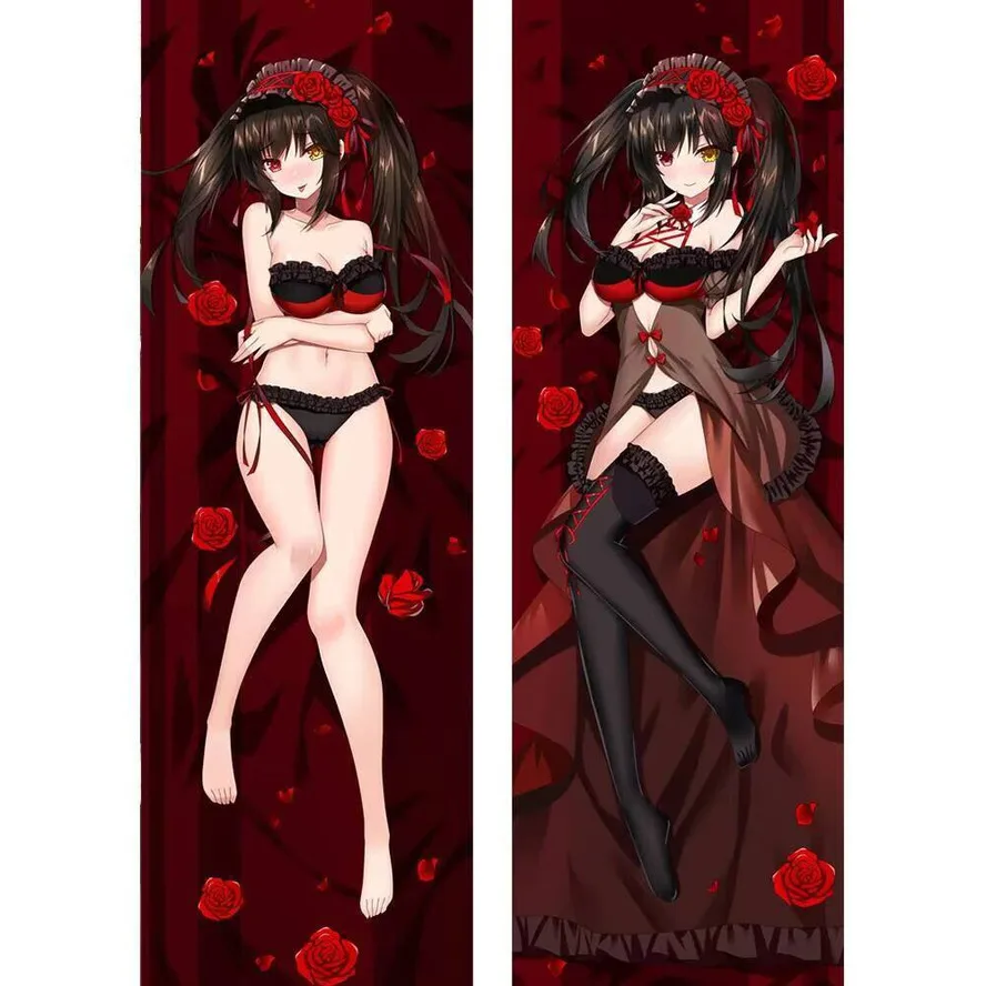 

Токисаки Куруми наволочка для тела петля Dakimakura Date A Live аниме Otaku Pilow подушка для комнаты