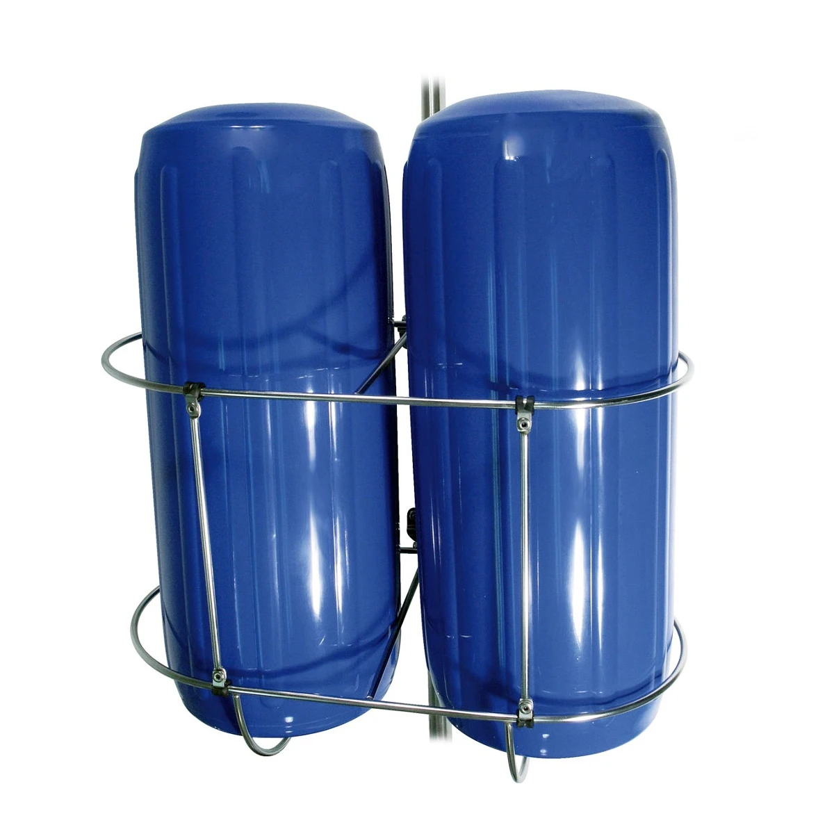 

7 INCH Double Fender Holder Rack Stainless Steel Boat Rack For 7"-1/2" Boat Folding Marine Boat Yacht Fenders