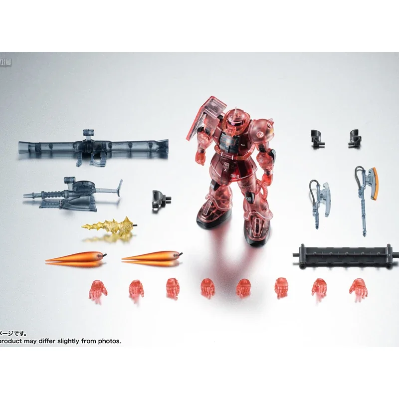 Bandai ROBOT originale originale SPIRITS LIMITED EDITION MS-06S CHAR'S ZAKU II COLOR EDIZIONE TRASPARENTE VER. AWESE Action Figure