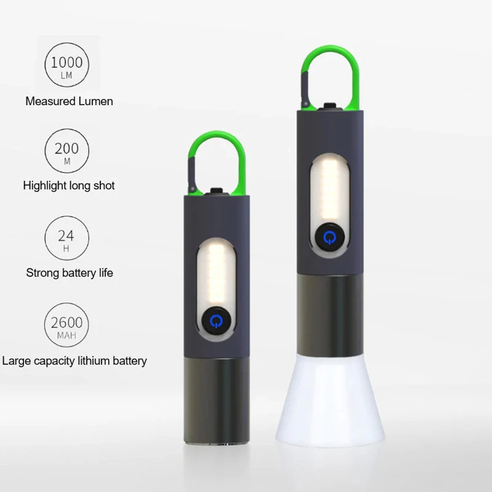 Senter Laser taktis LED 1800mah, senter tinggi Lumens, Laser taktis isi ulang, 4mode, lampu sorot kuat untuk luar ruangan