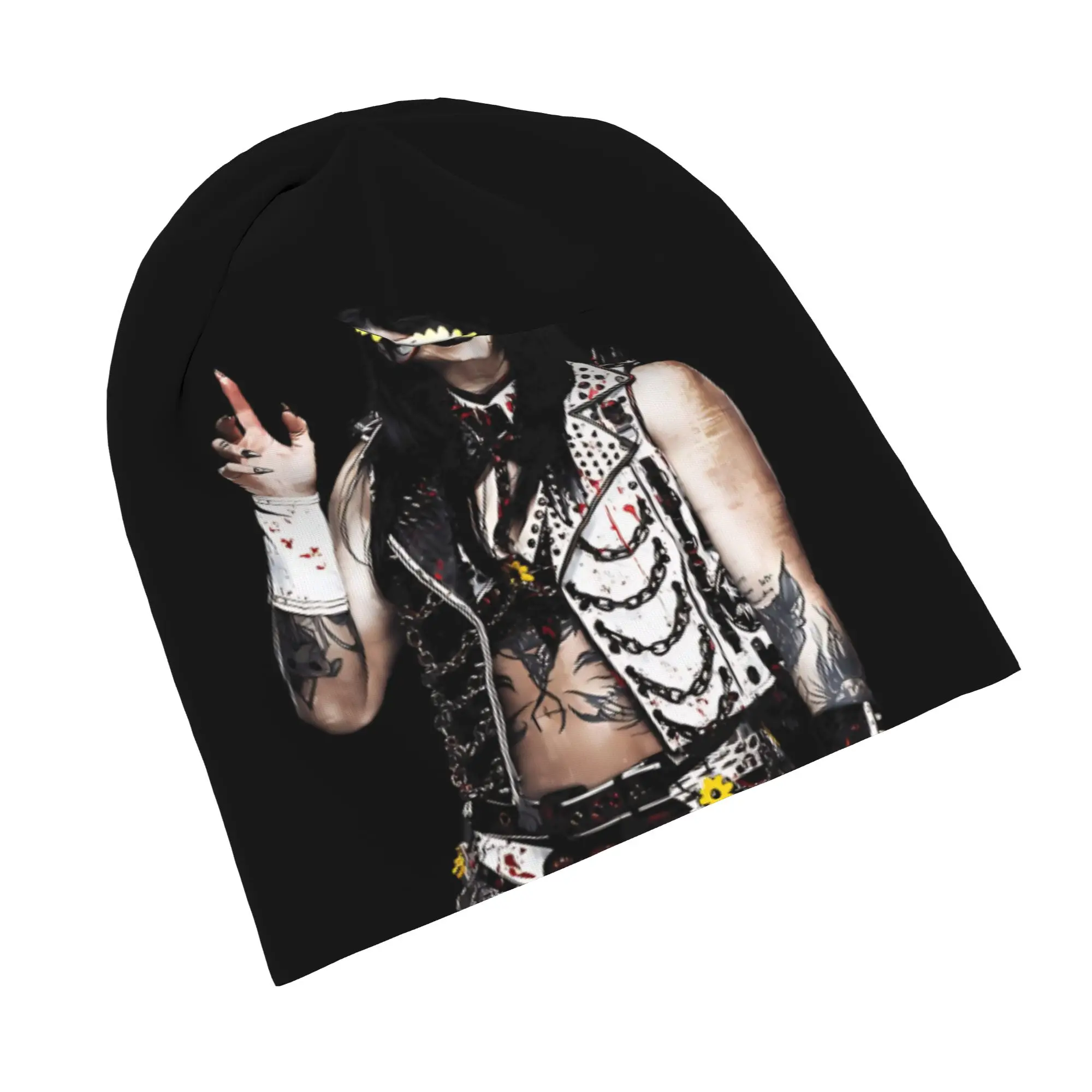 Rhea Ripley Terrifier Caps  Hip Hop Unisex Outdoor Skullies Beanies Hat Summer Warm Thermal Elastic Bonnet Hat