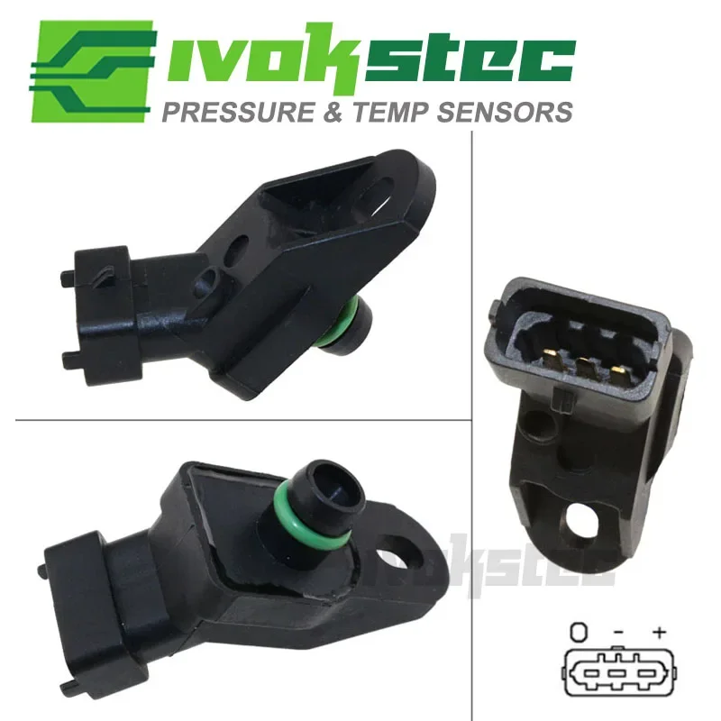 MAP SENSOR FOR OPEL VAUXHALL ASTRA G OMEGA VECTRA B ZAFIRA 2.0 DI DTI 1.7 TD OE # 46433053 46468682 90541409 0281002137