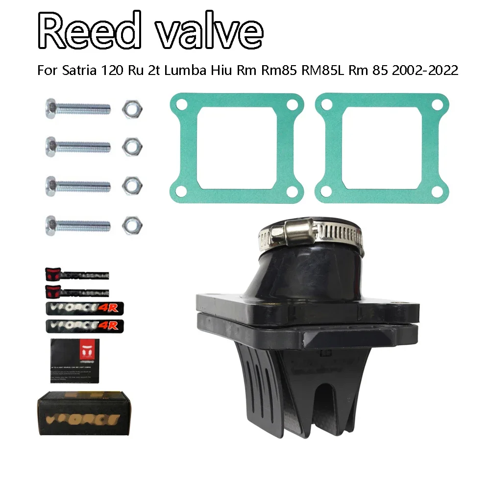 VForce V-force 4 With Intake Manifold Reed Valve V4R83A-i For  Satria 120 Ru 2t Lumba Hiu Rm Rm85 RM85L Rm 85 2002-2022