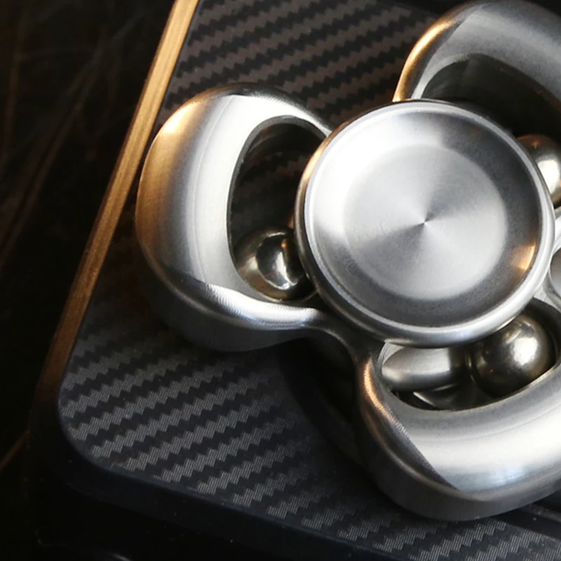 Giocattolo spinner in acciaio inossidabile Horizon EDC Fidget Spinner in acciaio inossidabile - Spinner a mano giroscopico per alleviare l'ansia e lo stress per scrivania da ufficio