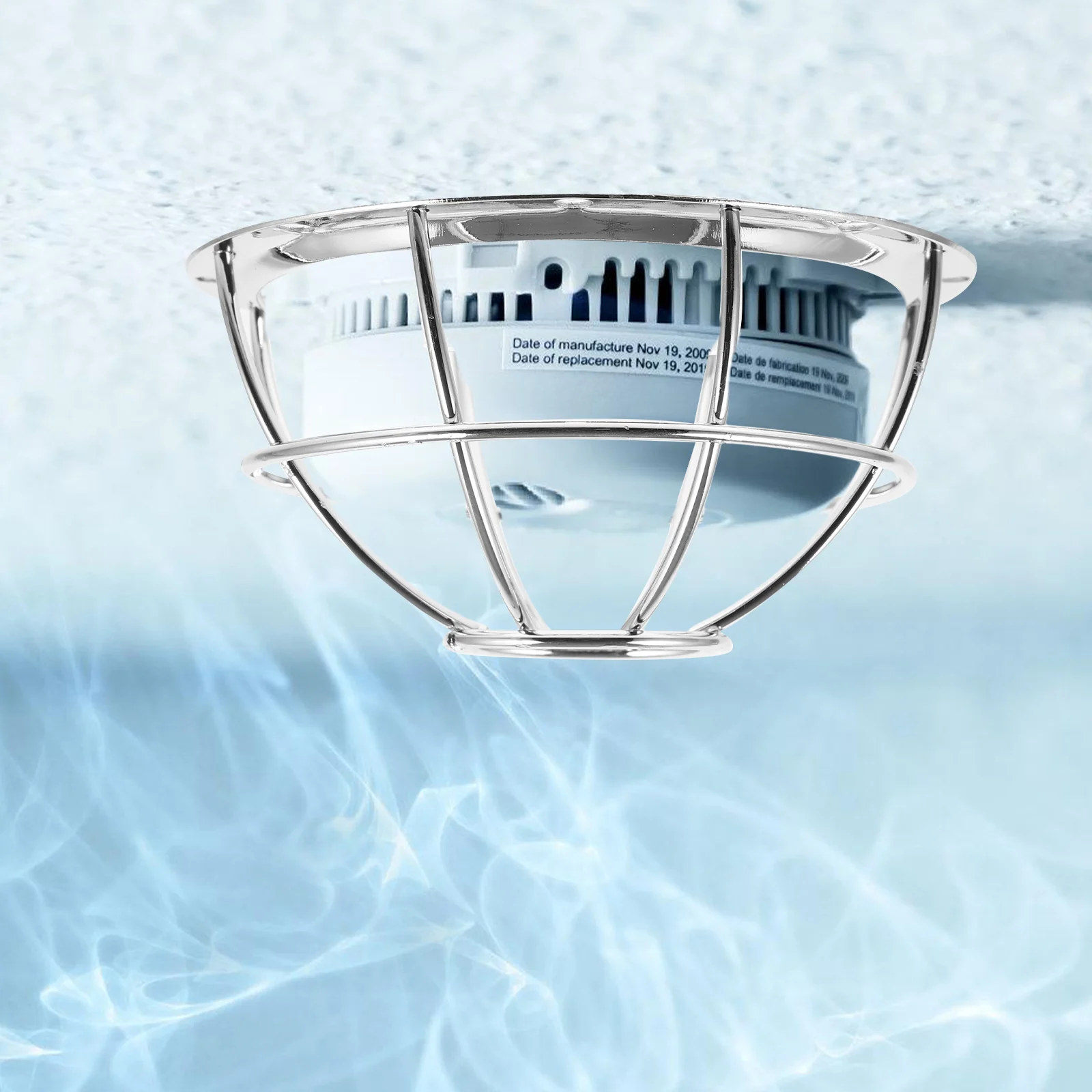 Smoke Sensor Cover Covers for Fire Sprinkler Metal Guard Stainless Steel Protective Shield