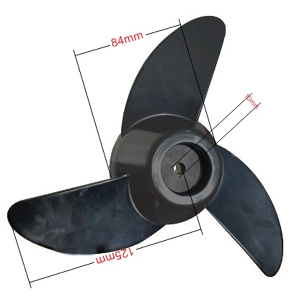 2/3 klinge 6 arten Boot Außenbordmotor Propeller Hochfesten Elektrische Thruster Propeller Boot Zubehör Ersatzteile