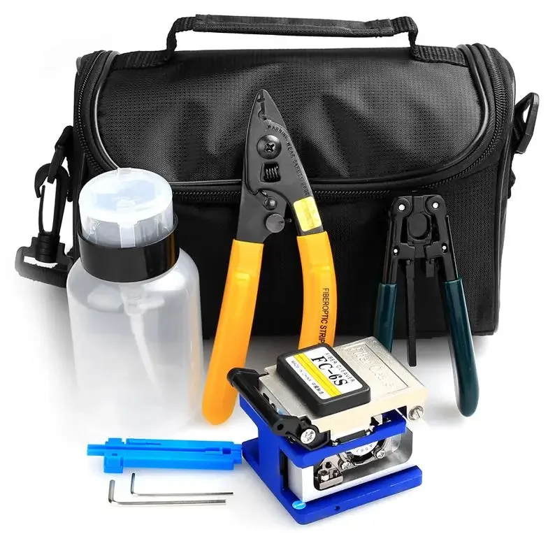 tools kit full set equipment with power meter cable stripper cable cleaver