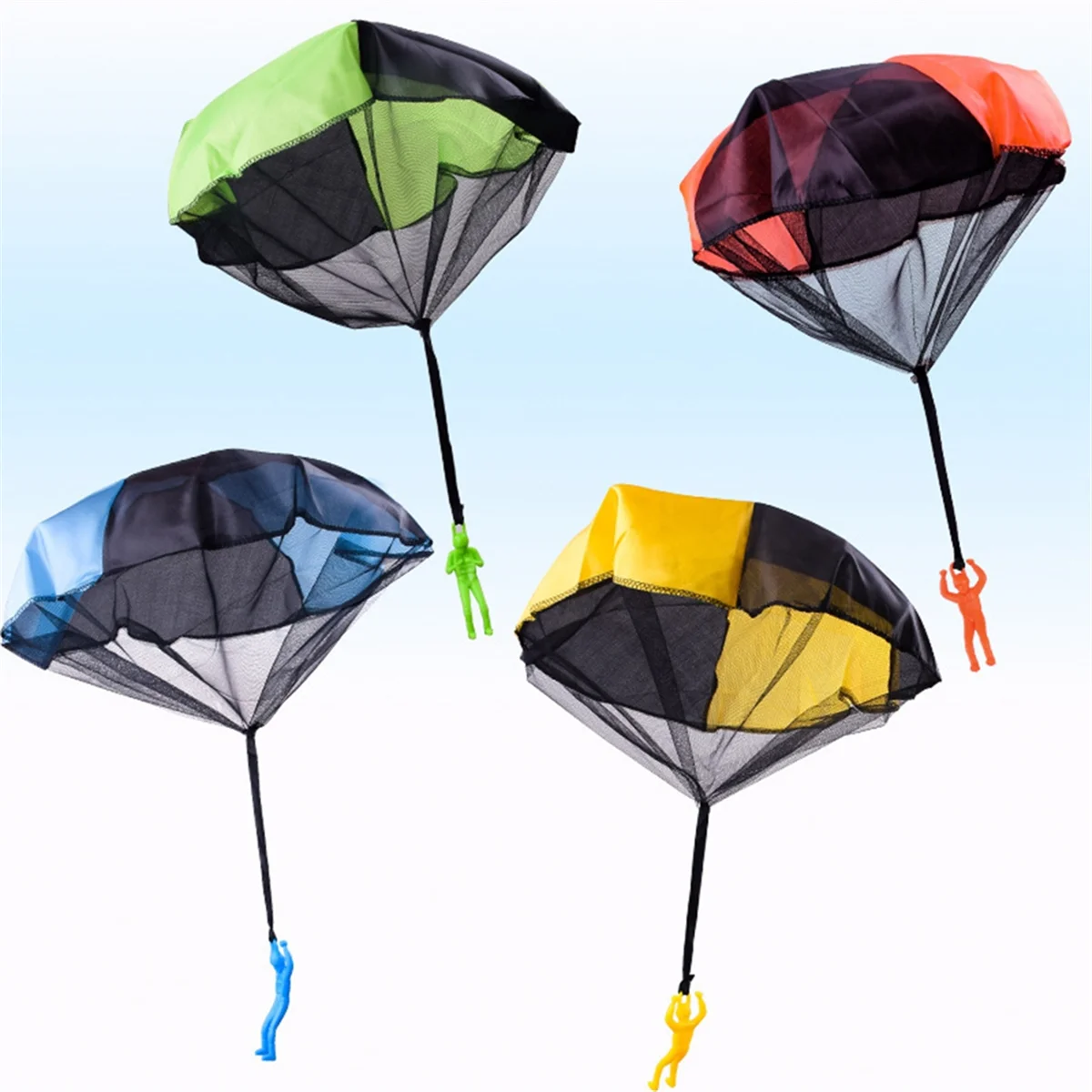 Parachute Toy, Throw Throwing Parachute Men, Outdoor Children's Paratrooper Toy, Hand Throw ParachuteJAS