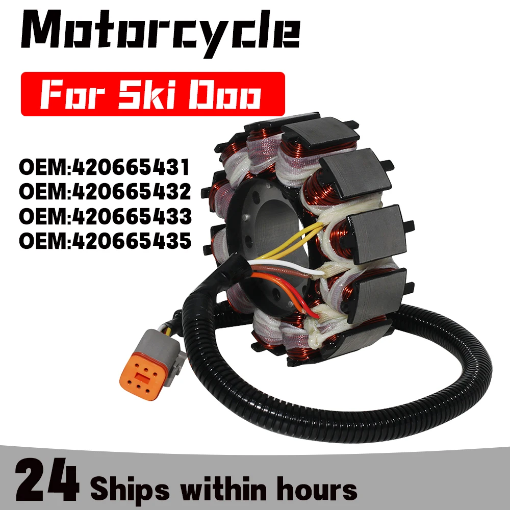 

Motorcycle Generator Stator Coil For Ski Doo GSX GTX MXZ 600HO 800R LE SE LTD XRS TNT Adrenaline Renegade X 420665433 420665435