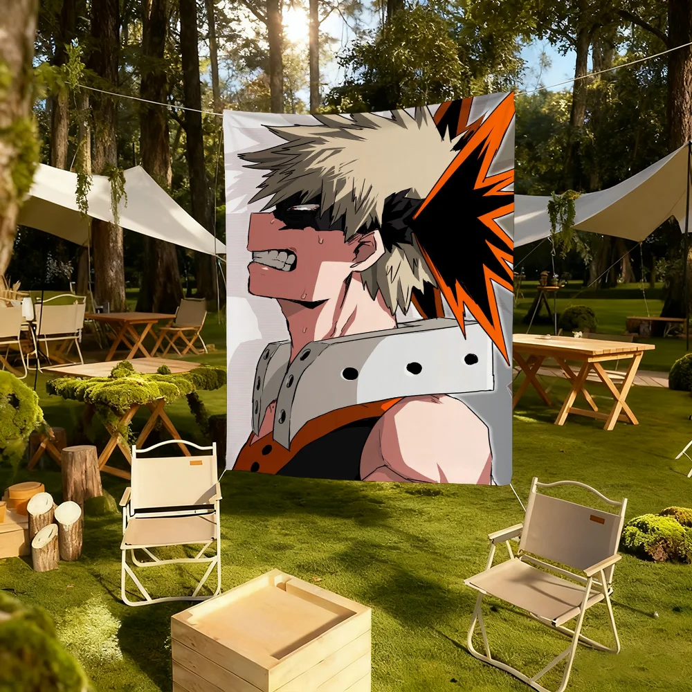 K-katsuki anime B-bakugo flag For Living Room Hanging Home Dorm Decor Art Garage Bar Wall Club Live Decoration Banner