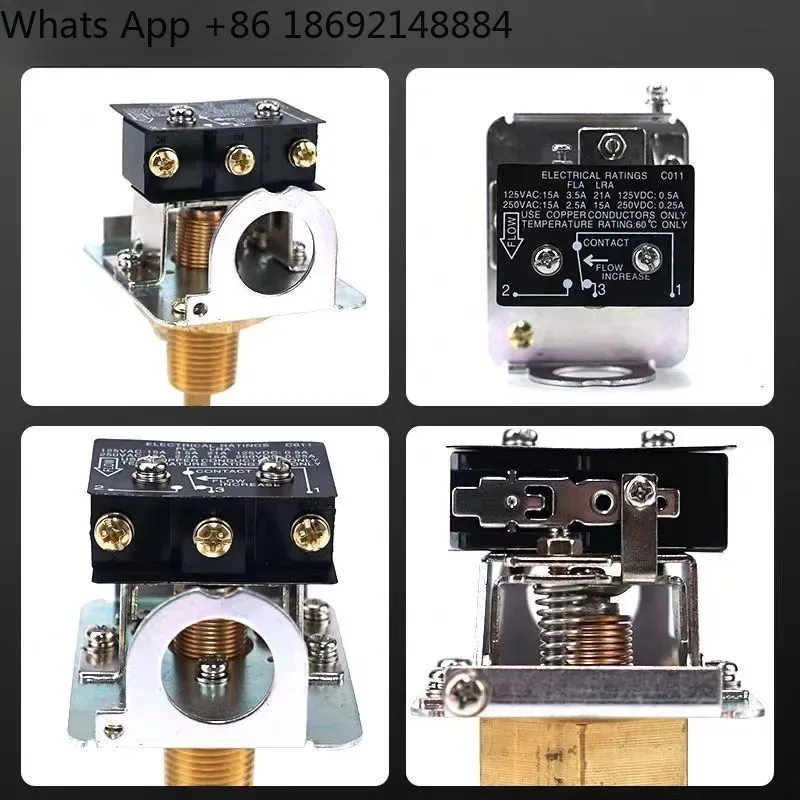 Pipeline Switch Flow Sensor Blade Target Flow Switch Flow Meter High Temperature for HFS-25