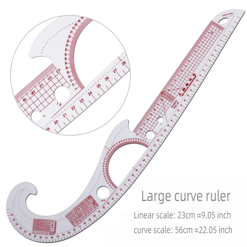 3250 multi-function curve ruler type ruler sleeve ruler comma ruler knife ruler clothing cutting type drawing design tool