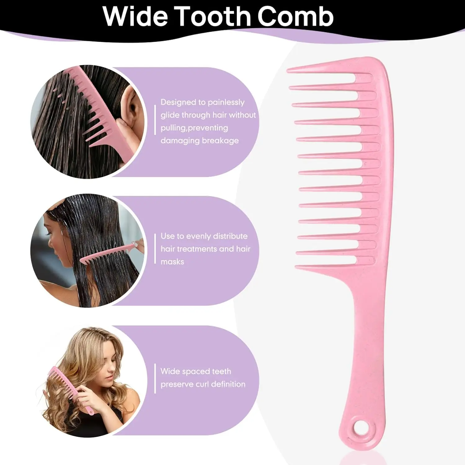 10-częściowy zestaw szczotek do włosów, 3-częściowe szczotki do włosów dla kobiet, szczotka do rozczesywania włosów na mokro i sucho kręconych