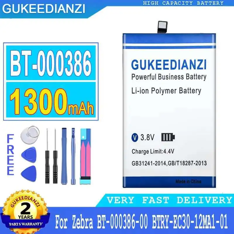 

Для Zebra EC30 BT-000386-00 Btry-EC30-12MA1-01 BT-000386 1300 мАч аккумулятор мобильного телефона хорошая низкотемпературная производительность
