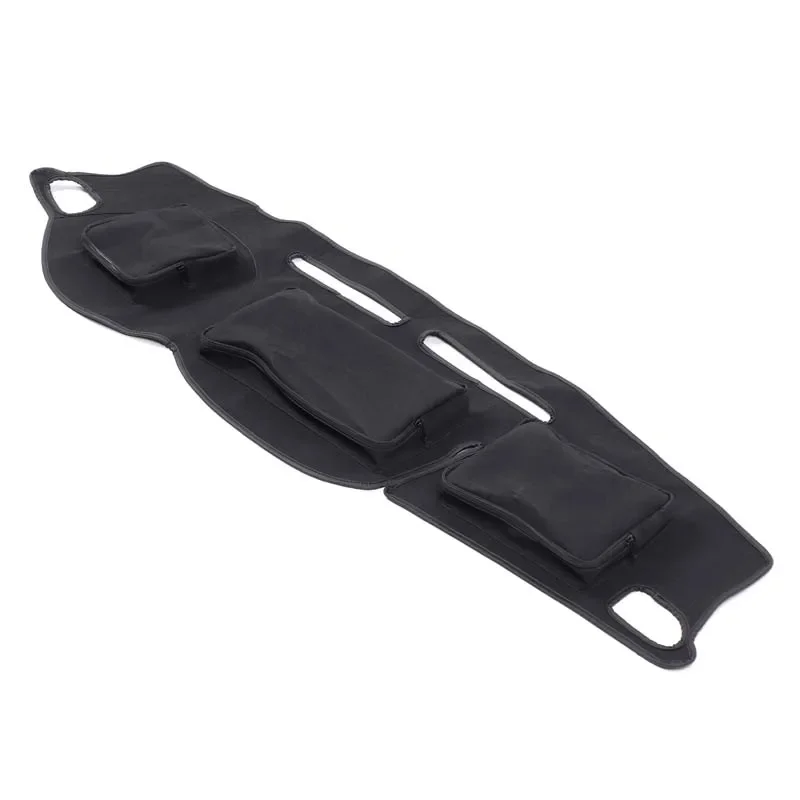 For Mitsubishi Triton L200 2015-2023 Car Dashboard Sunscreen Pad with Zipper Storage Bag Interior Car Accessories 3