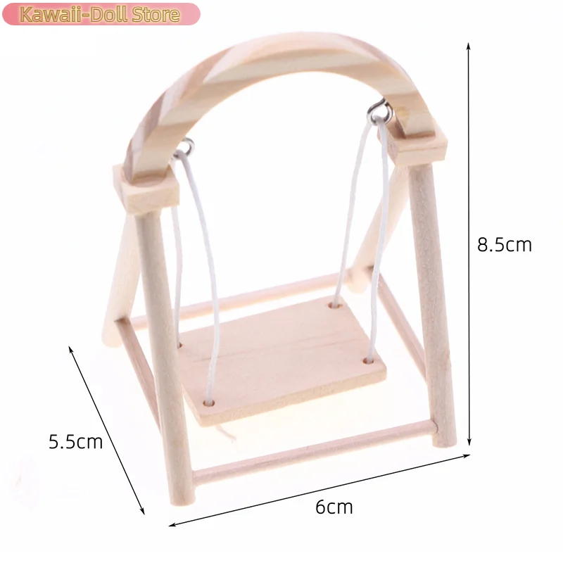 1:12 ドールハウスミニチュアシミュレーションスイングガーデン装飾おもちゃドールハウスアクセサリー