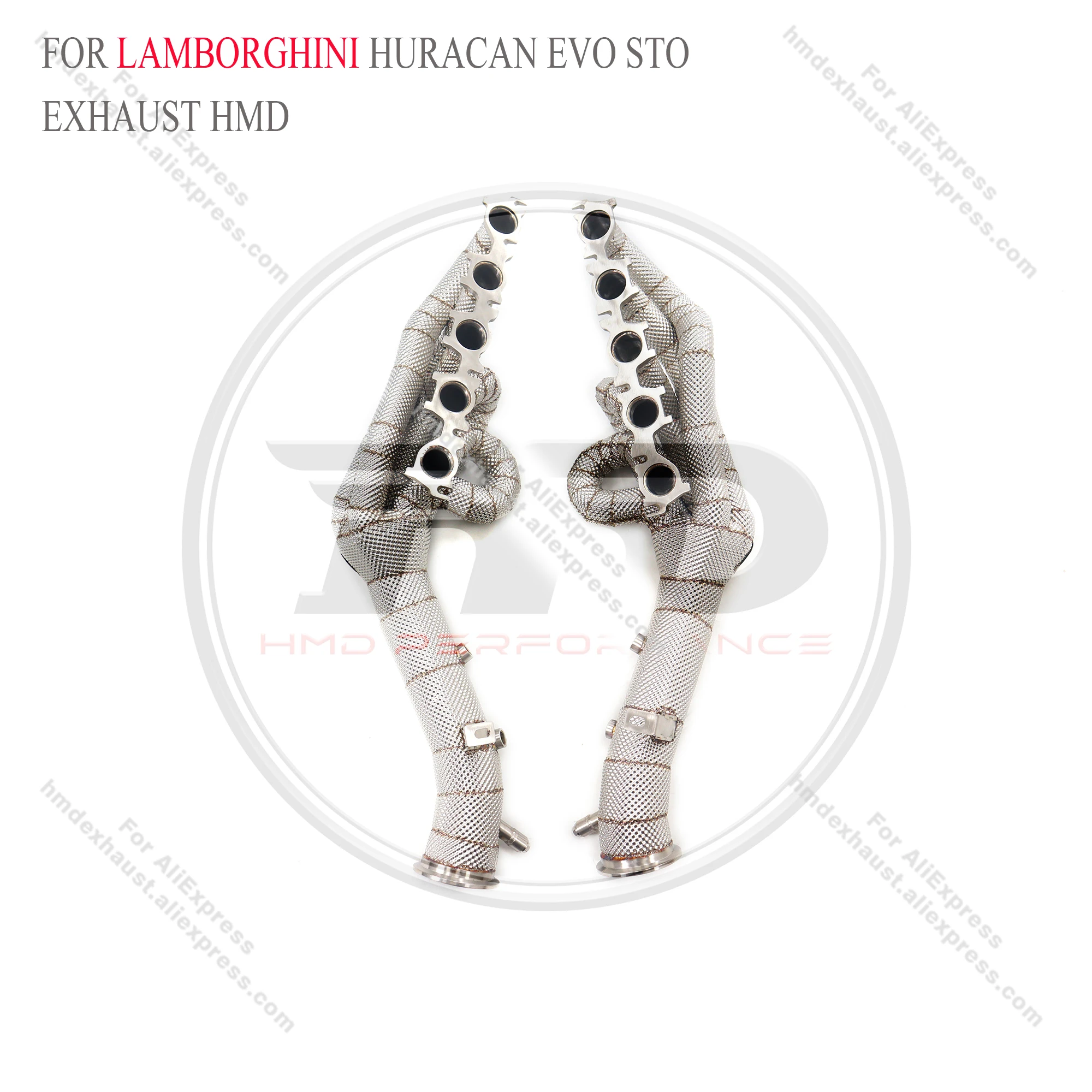 

【HMD Dyno-Tested】Lamborghini Huracan EVO/STO 2024+ Performance Exhaust Manifold | Race-Proven Design with Integrated Heat Shie