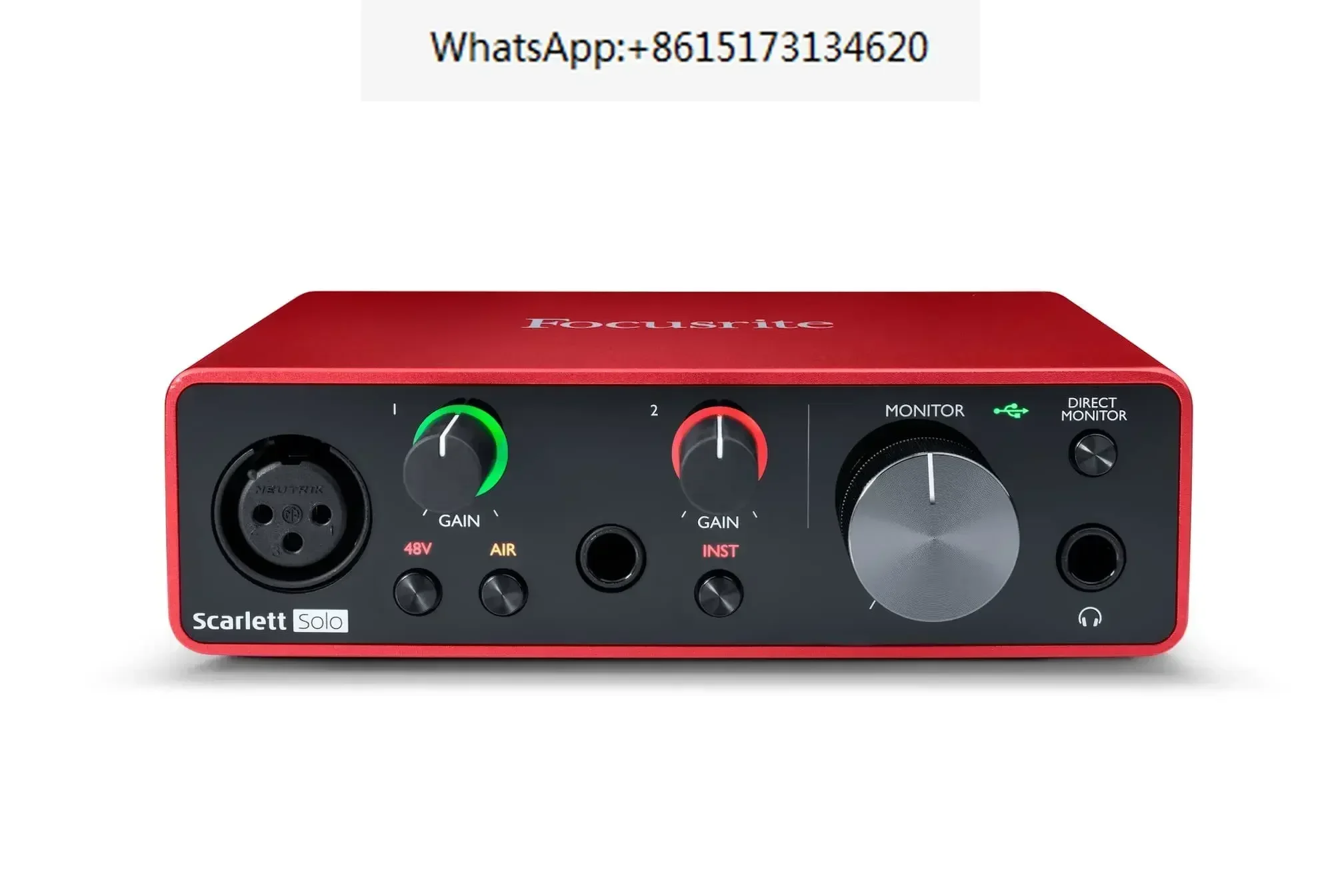 Focusrite Scarlett Solo 3rd Gen USB Audio Interface for the Guitarist Vocalist Podcaster or Producer