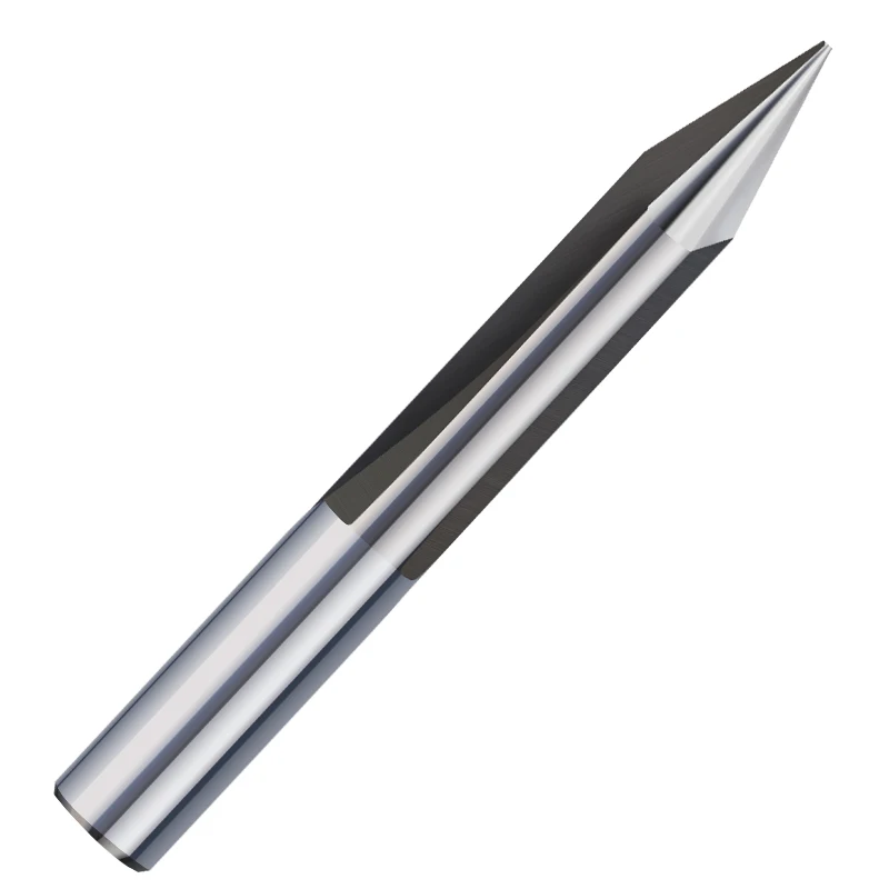 Imagem -06 - Xcan-cnc Carving Bit para Gravura em Madeira v Shape End Mill Router Bit Flauta Fresa 15 20 25 30 Graus mm Shank