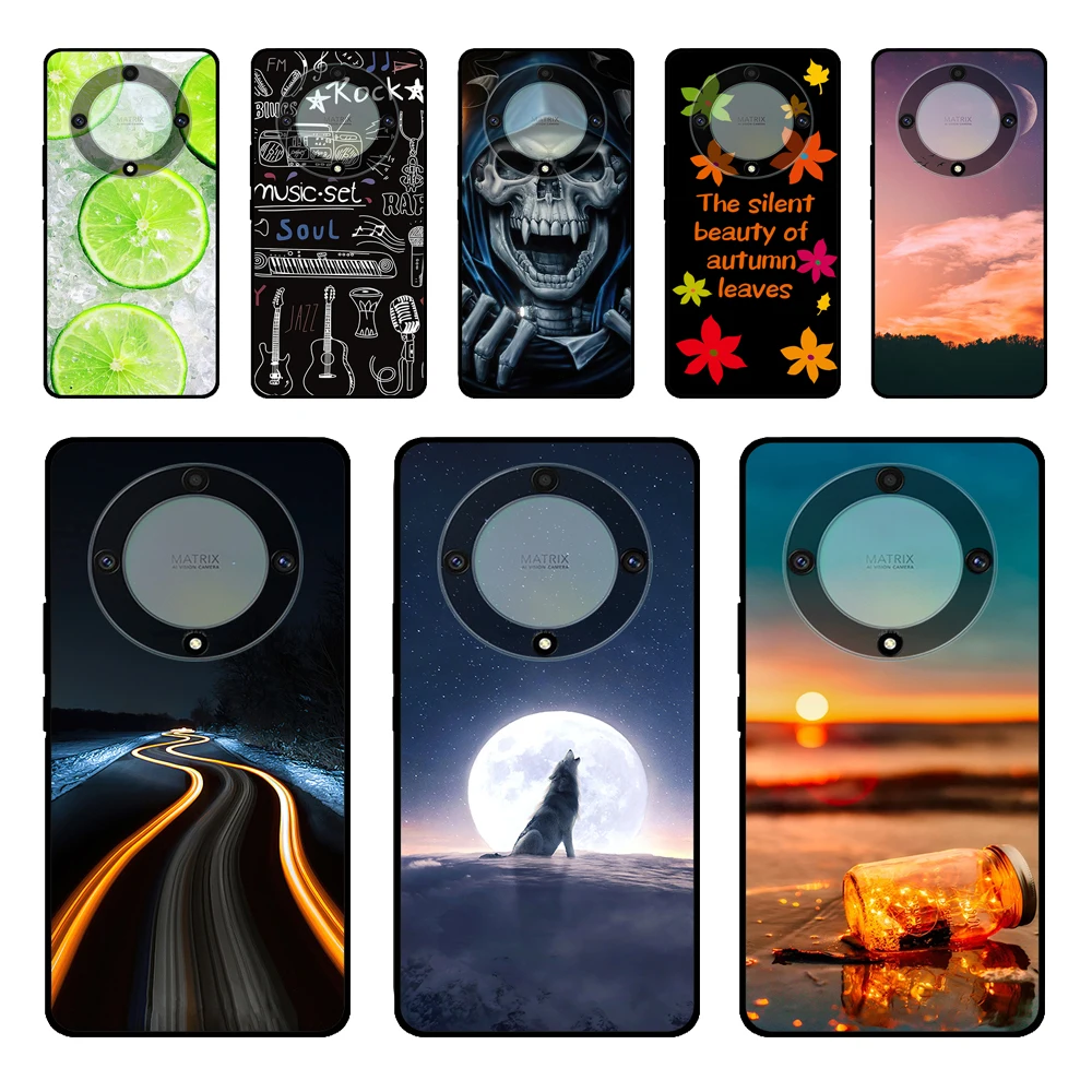 For Honor X9a 5G Case 2023 TPU Silicone Shockproof Lions Phone Cover For Huawei HONOR X9A RMO-NX1 Funda HonorX9A X 9A Capa Soft