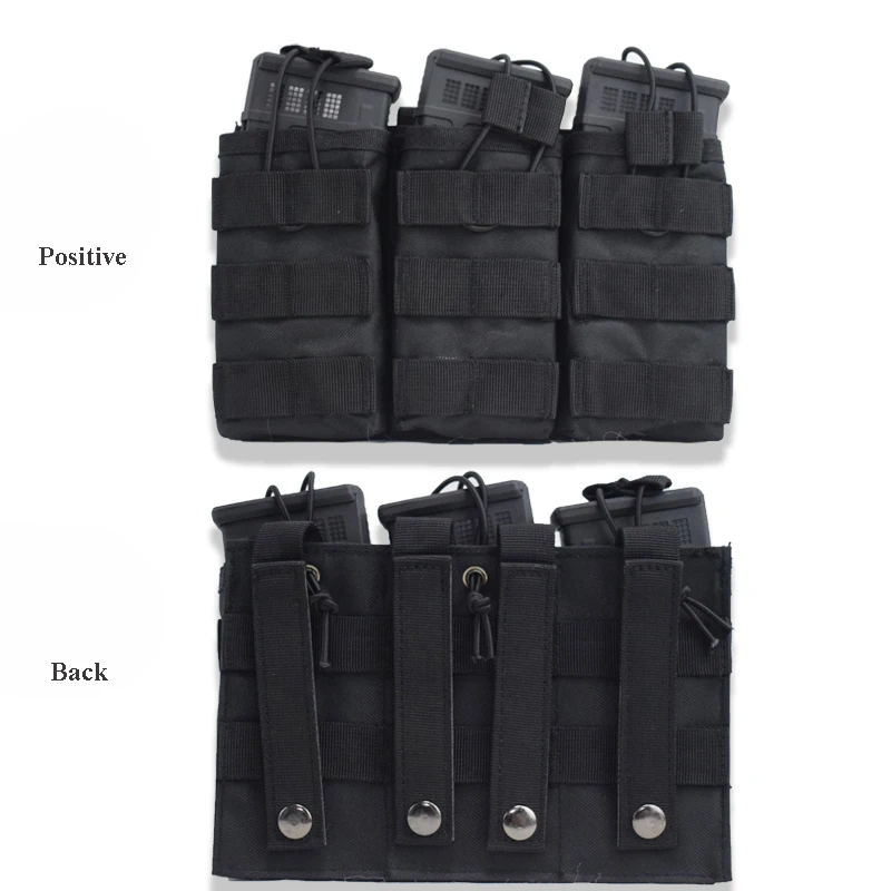 

Single / Double / Triple Magazine Pouch Molle M4 Paintball Tactics Airsoft Vest Accessories