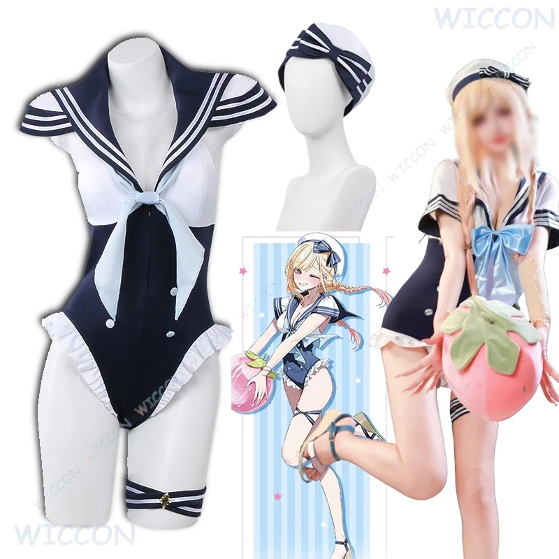 

My dress up Cosplay Darling Kitagawa Marin Cosplay SwimWear Bikini Ichiban- Kuji BodySuit Halloween Adult Women Girl Sexy Outfit