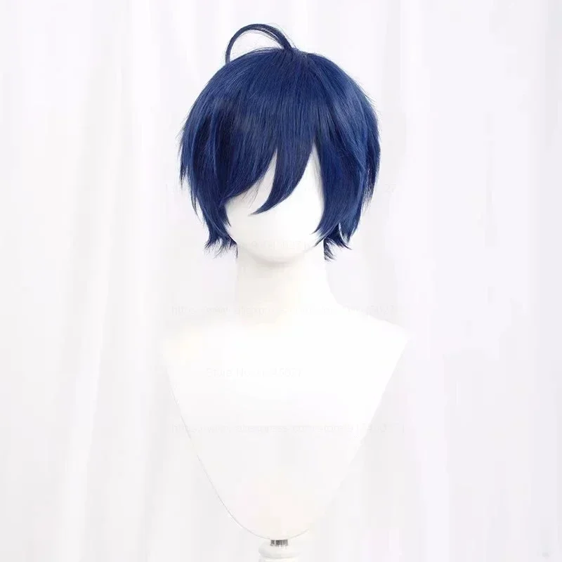 Anime Short Straight Cosplay Wig White Green Purple Brown Black Blue Gray Blond Orange Red Gold Fluffy Heat Resistant Hair Wigs