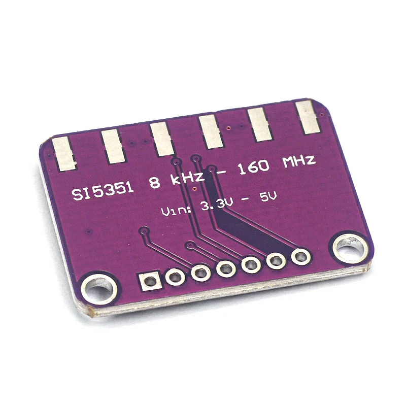 5Pcs DC 3V-5V 5351 Si5351A Si5351 I2C Clock Generator Breakout Board Module Signal Generator Clock 8KHz-160MHz