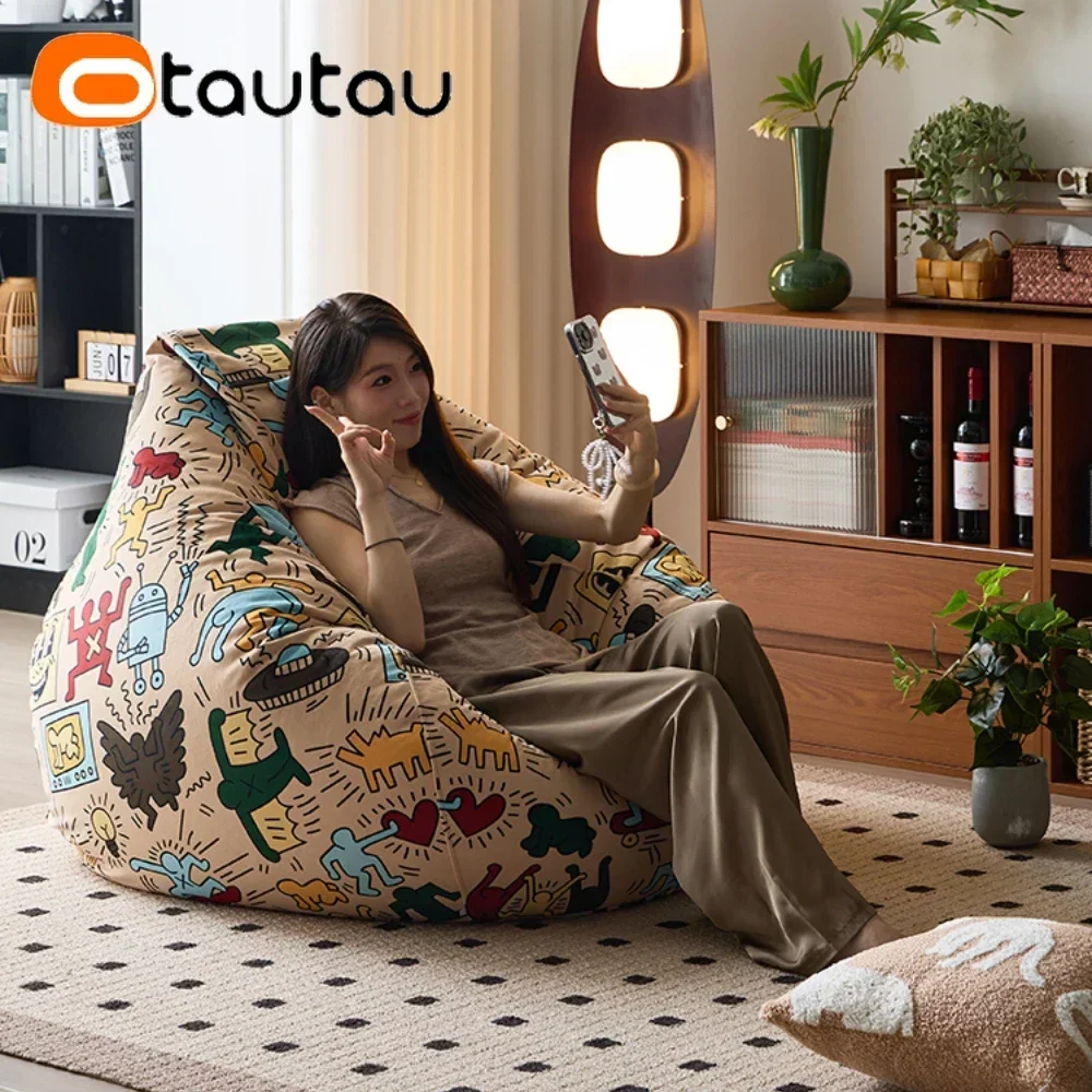 غطاء كيس فول مطبوع عليه جرافيتي من OTAUTAU DD164 【بدون حشو من الداخل! تحتاج إلى شراء حشو بنفسك!】