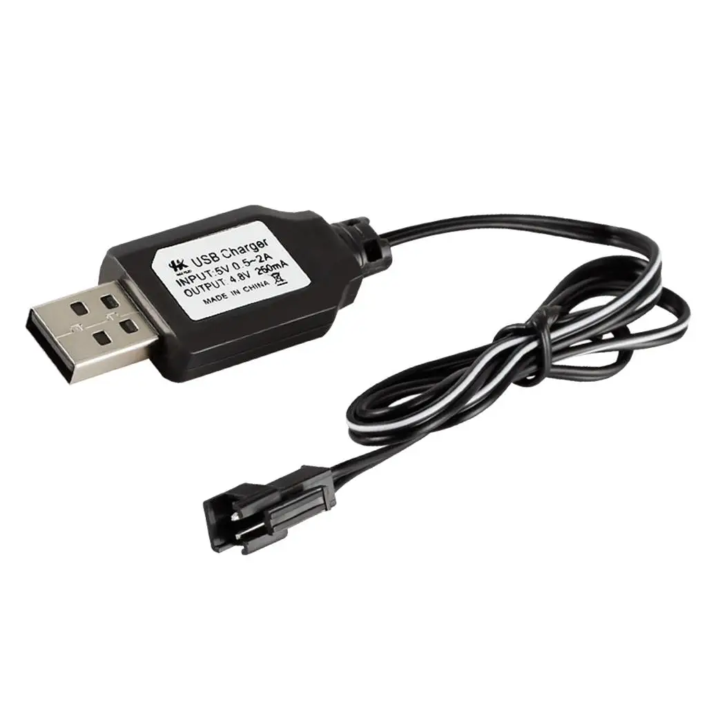 Kabel pengisi daya USB, RC Model Baterai r 4.8V 250mA keseimbangan pengisian cepat