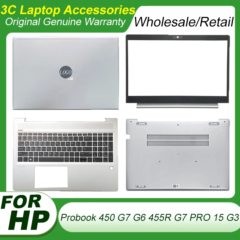 

New Original for HP Probook 450 G7 G6 455R G7 PRO 15 G3 LCD Back Cover Front Bezel Palmrest Bottom Case Laptop Keyboard Housing