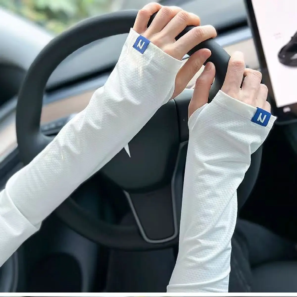 2024 Ice Sleeves Summer Loose Sun Protection Sleeves for Men and Women UV Protection Riding Sleeves Driving Outdoor Cool Muff