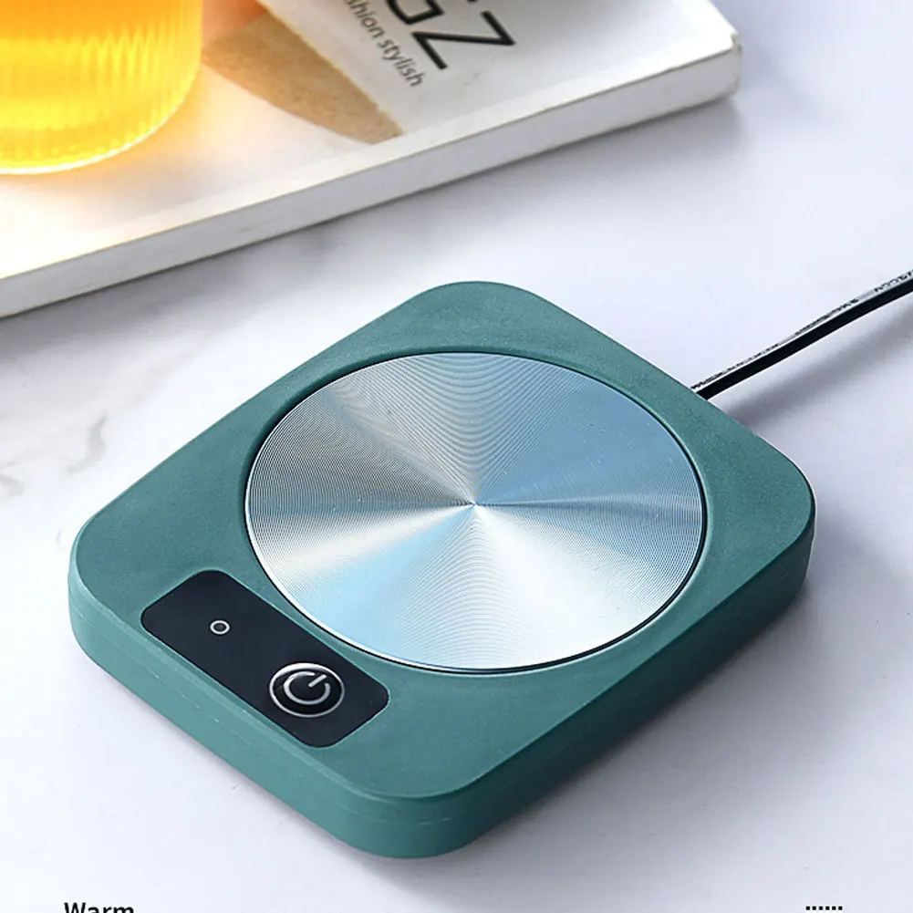 Calentador eléctrico Usb, calentador de tazas, taza de café, calentador, estera cálida, posavasos de temperatura constante para regalos de oficina en casa