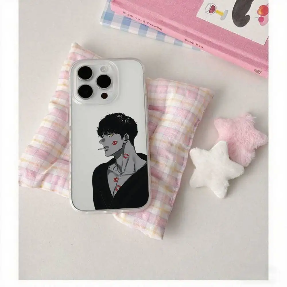 Custodia per telefono B-Bj-A-Alexs per IPhone 17 16 15 14 Plus 13 12 11 Pro Max Cover posteriore per telefono trasparente