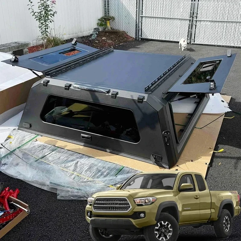 Hot-Selling Multifunctional Aluminum Alloy Split High Cover With Sliding Ft Pickup Bed Exterior Parts
