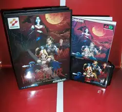 Vampire Killer with Box and Manual for 16 Bit Sega MD Game Cartridge Megadrive Genesis System