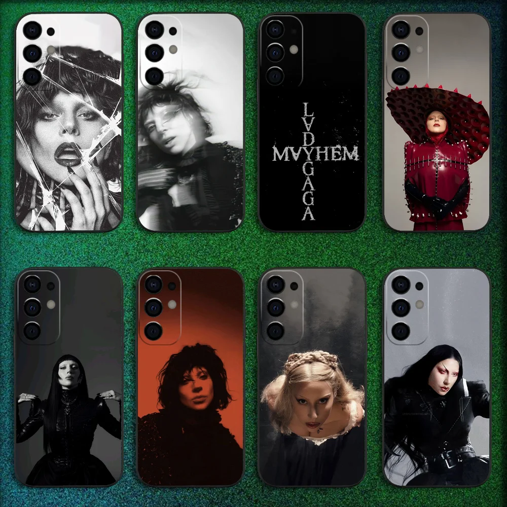 

L-LADY GAGA MAYHEM Phone Case For Samsung S25,S24,S21,S22,S23,S30,Ultra,S20,Plus,Fe,Lite,Note,10,9,5G Black Cover