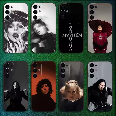 L-LADY GAGA MAYHEM Phone Case For Samsung S25,S24,S21,S22,S23,S30,Ultra,S20,Plus,Fe,Lite,Note,10,9,5G Black Cover